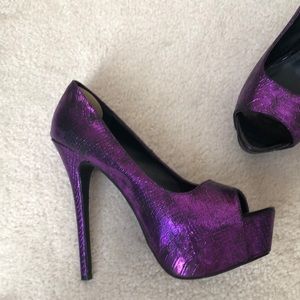 Mermaid Purple heels